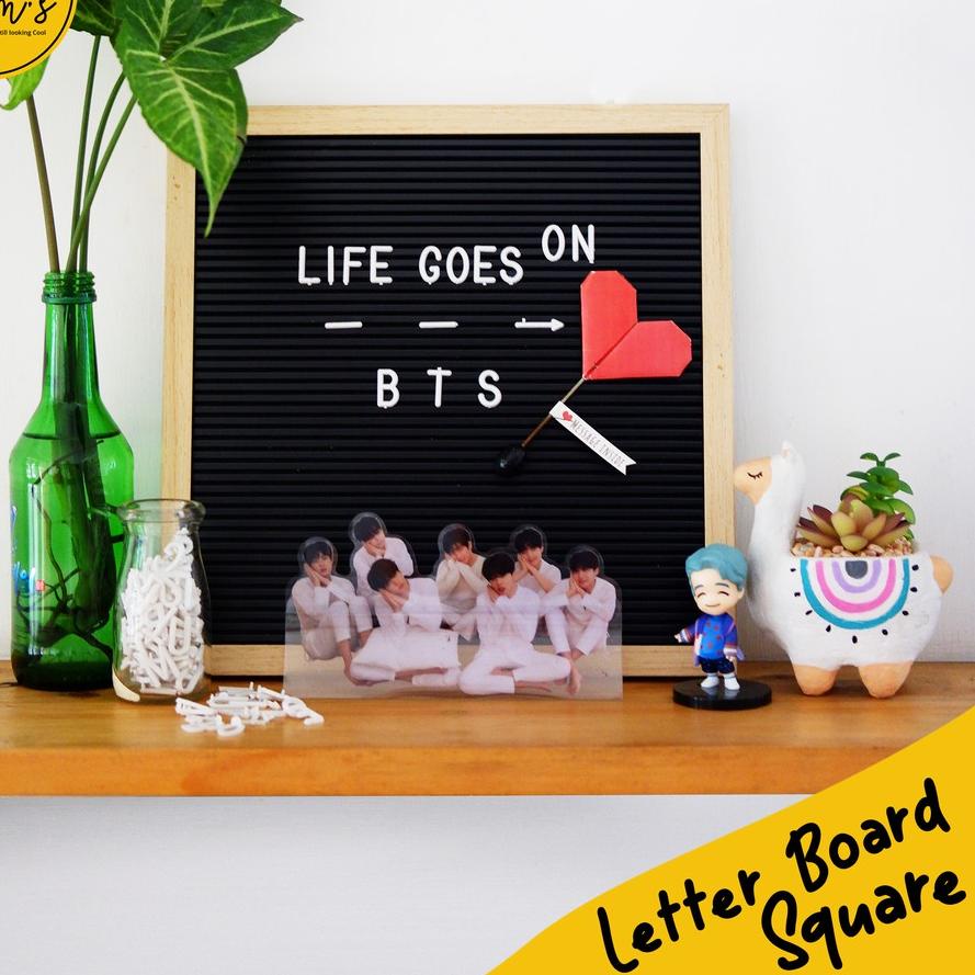 

Kekinian PAPAN NAMA / LETTER BOARD UNTUK DEKORASI NAMA BAYI TEEN ROOM 30x30cm!
