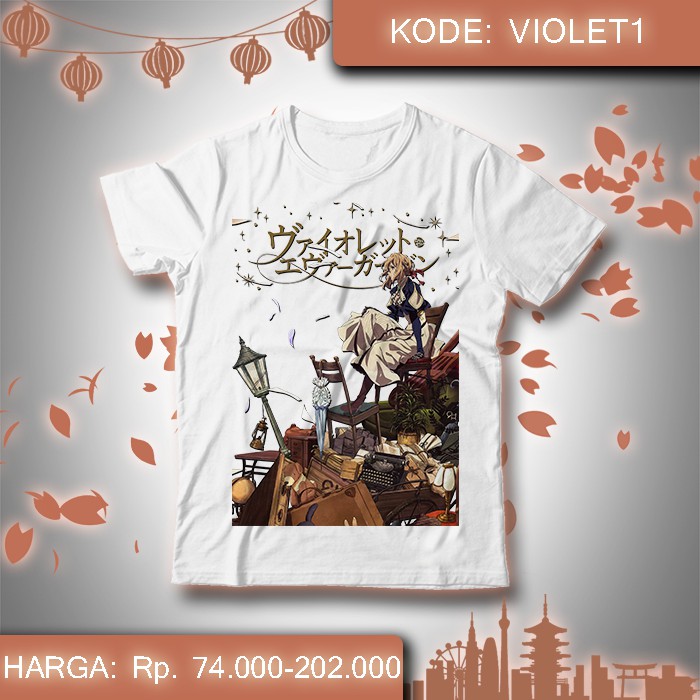 Baju Kaos Anime Violet Evergarden 1