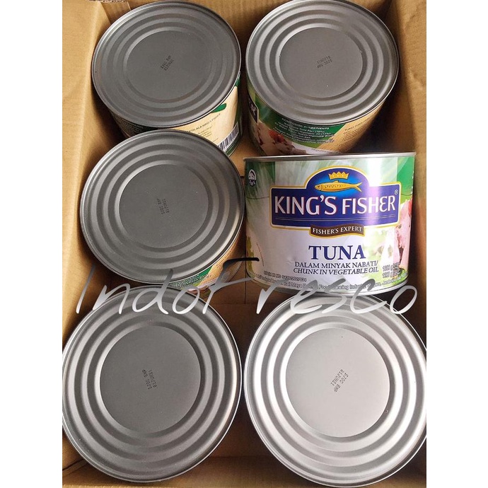 

King's Fisher Tuna in Oil- Tuna Kaleng 1800g- 1Dus KHUSUS GOSEND ---Termurah---