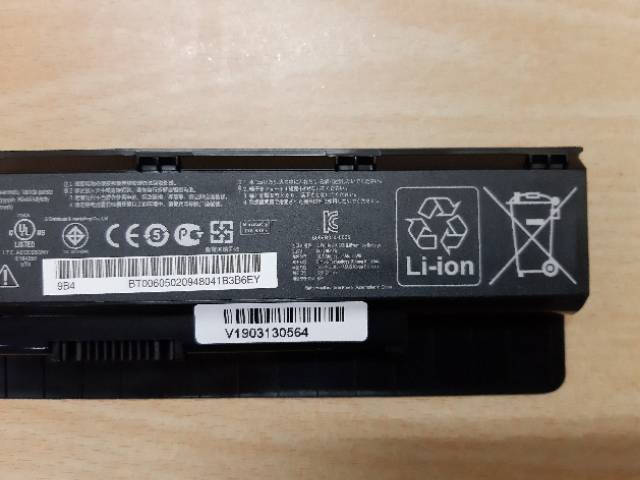 Baterai Original Laptop Asus N56 N46 N46J N46V N46VM N56V N56J N56VM N76 N76VM N76V A32-N56 A31-N56