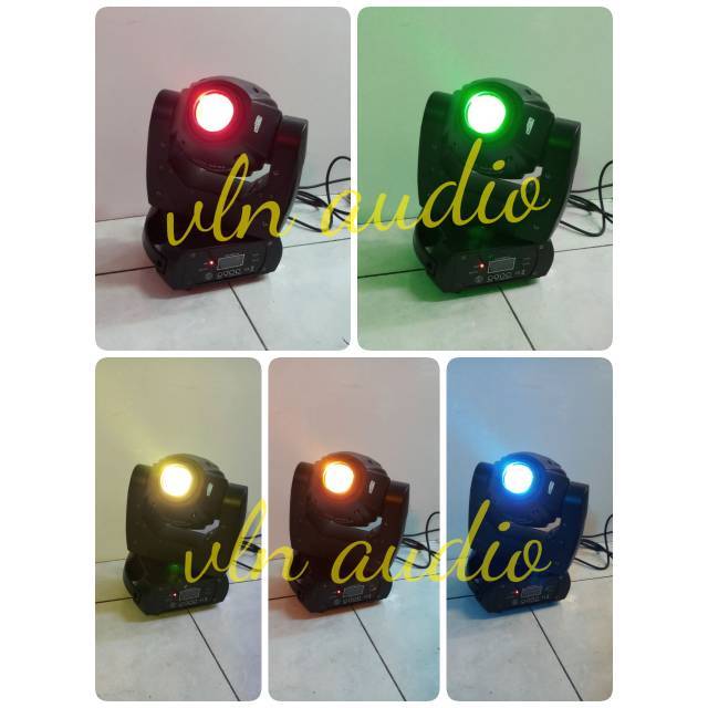 Lampu panggung REDSUN mini moving beam gobo 68watt. ORIGINAL