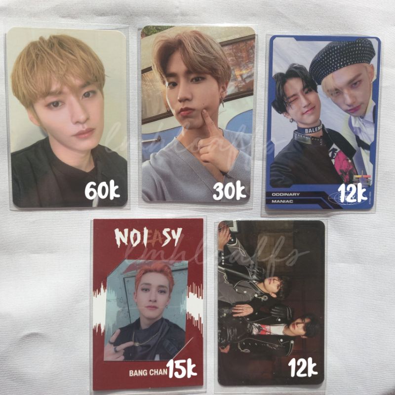 PHOTOCARD PC STRAY KIDS BANGCHAN LEE KNOW HYUNJIN HAN SEUNGMIN IN NOEASY ODDINARY IN LIFE