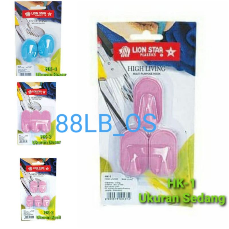 Gantungan Baju Tempel Lion Star / Kapstok Tempel Lion Star / Hook Lion Stars / Gantungan Tempel Dind