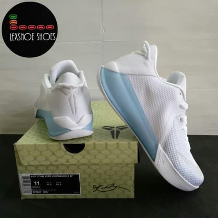 SEPATU BASKET NIKE ZOOM KOBE VENOMENOM 6 EP ORIGINAL - PUTIH, 42