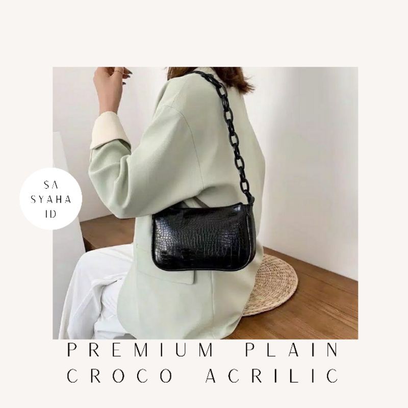 

SASYAHA.ID || PREMIUM PLAIN CROCO ACRILIC