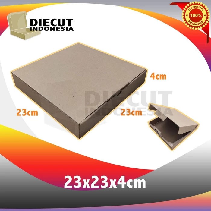 

kardus box pizza karton diecut uk 23x23x4cm