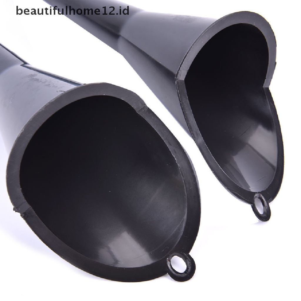 【beautifulhome12.id】 Motorcycle Long Mouth Funnel Plastic Refueling Oil Liquid Spout Diesel Filling .