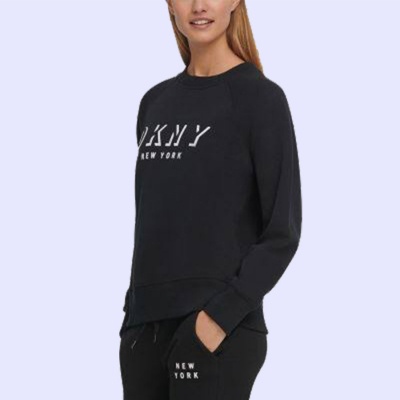 DKNY Flocked Sport Sweatshirt