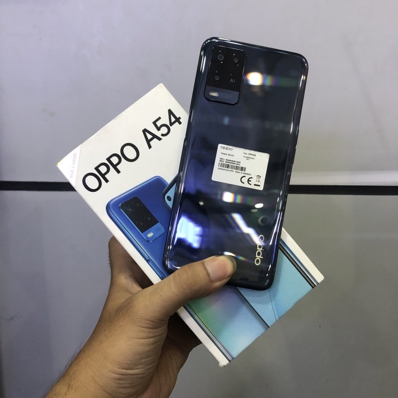 oppo a54 ram 4gb second bekas pakai fullset original