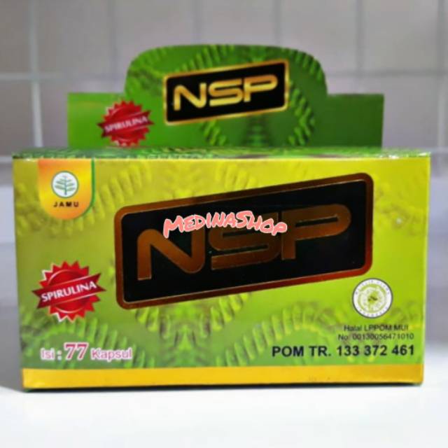 Kapsul Spirulina NSP 77 Kapsul Masker Spirulina