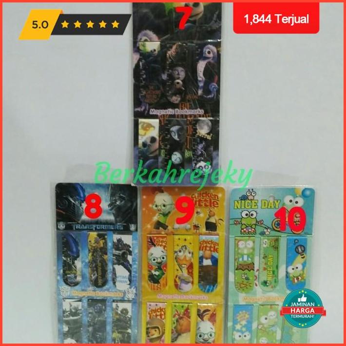 

Puncak Promo Mainan Pembatas Buku Karakter Exclusive