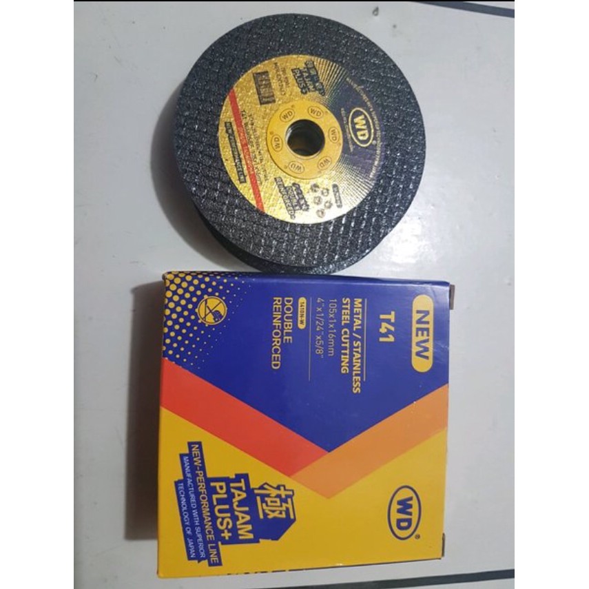 Murah WD batu gerinda potong 4” T41 metal stainless steel tajam plus