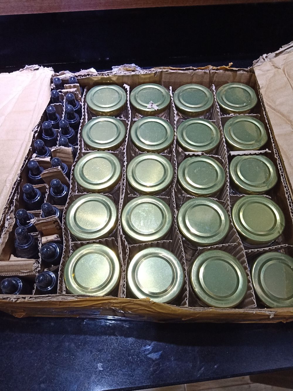 [minim 20pcs] Botol Pipet Kaca 10ml Coklat Tebal Ring Segel Hitam