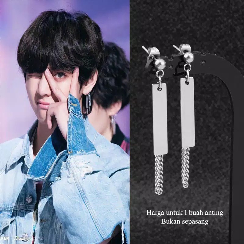 TEE0543 - Anting TUSUK Tindik Pria Wanita Kpop Korea BTS EXO GOT7