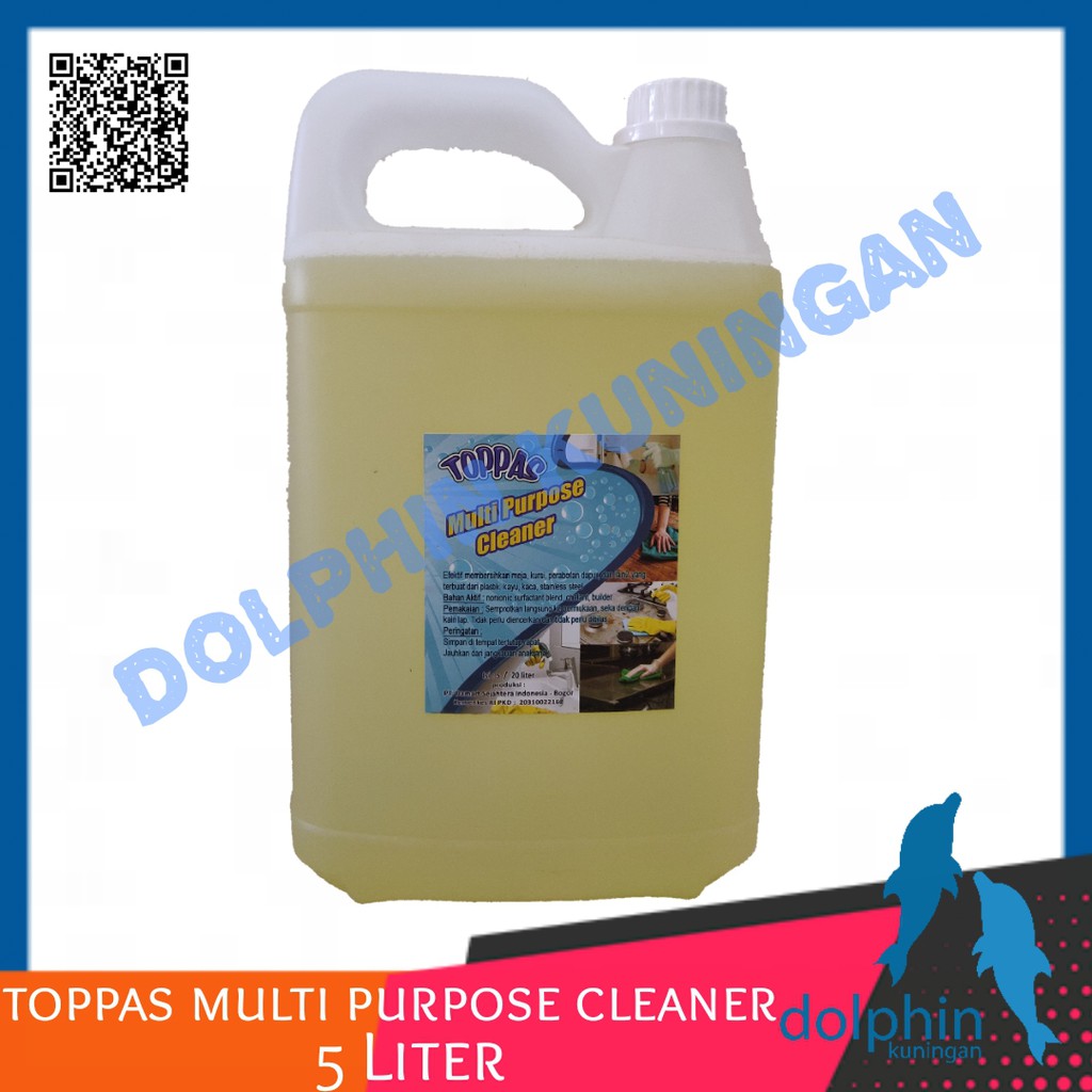 TOPPAS Multi Purpose Cleaner Pembersih Serba Guna Dirigen 5 Liter