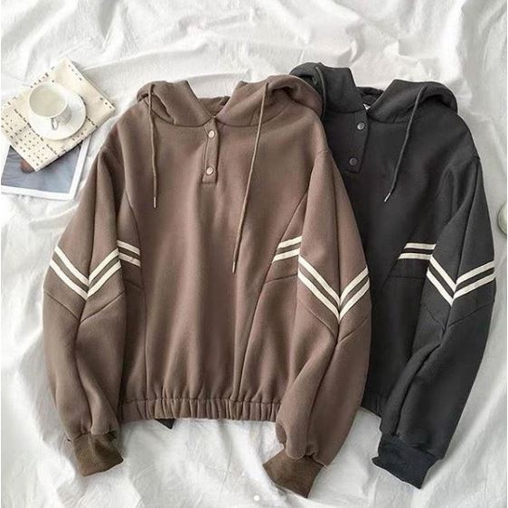 sweater hoodie wanita shopee