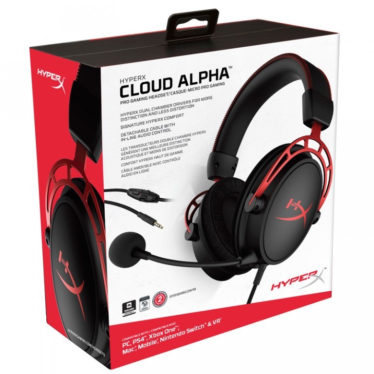 Headset HyperX Cloud ALPHA Pro Multi Platform 3.5MM Port - Gaming HS