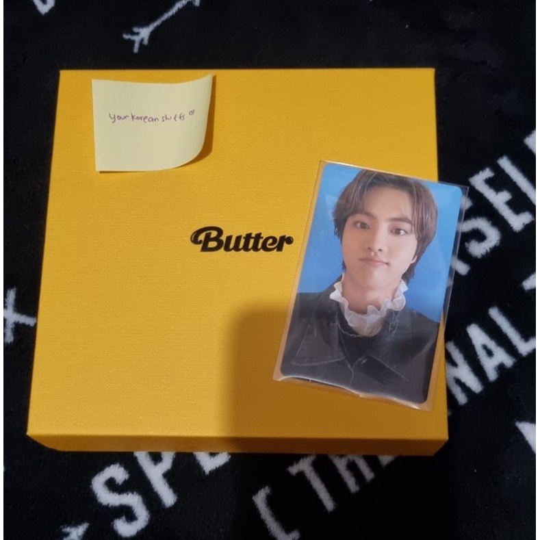 Album Butter BTS Cream Pc Jin Pout Message Card Jimin