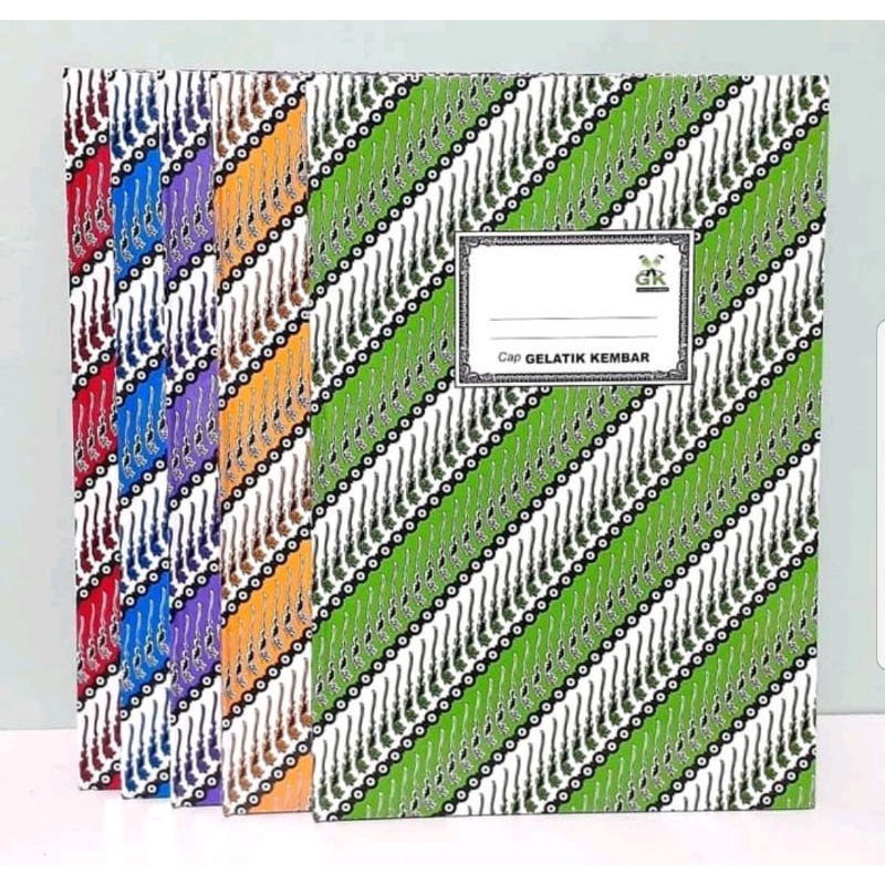 buku batik folio gelantik mirage hard cover 50/100/200 lembar