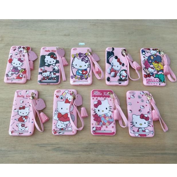 Soft Case Hello Kitty + Gantungan Xiaomi Redmi 5A Grra-3148