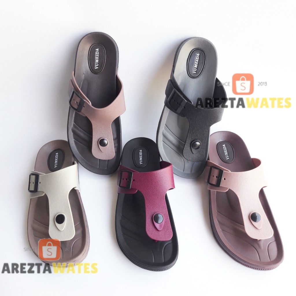 Sandal karet wanita Yumeida Jepit LD 9062L