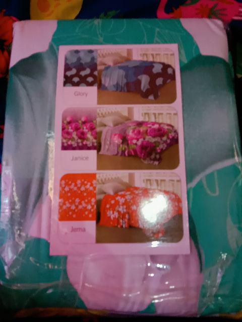 Sprei Lady Rose Uk. King (180x200)cm Bantal 4 Pcs (b4) Motif Gabungan 4