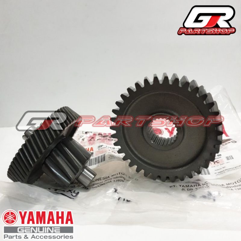 gigi rasio set nmax all series original yamaha kode 2dp transmisi transmision gear gir gardan girbox gearbox ratio datar 35t susun 12t/56t ori ygp