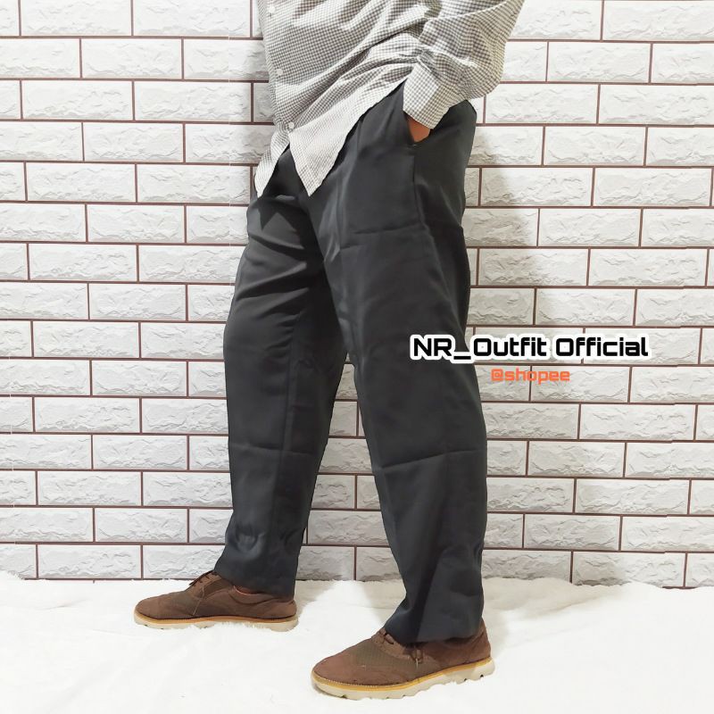 Big Size Jumbo Size 27-44 Celana Kerja Formal Panjang Pria Reguler Fit Standar Kantoran