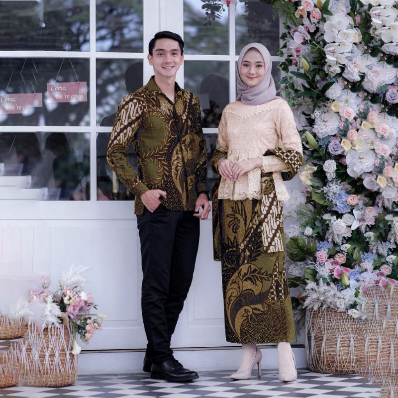 BATIK COUPLE LESTI(VARIAN BATIK kuning)