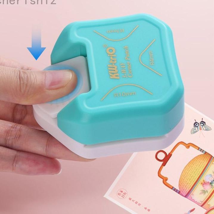 

NV6 Alat Pemotong Sudut Kertas Bulat 3 in 1 R4 R7 R10 KW TRIO Corner Punch Corner Rounder Pemotong Ujung Kertas←웃 (Best Produk)[Bayar ditempat] ←