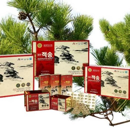 ❈ Red Pinus pine jeoksong 1 strip isi 10 kapsul ◘