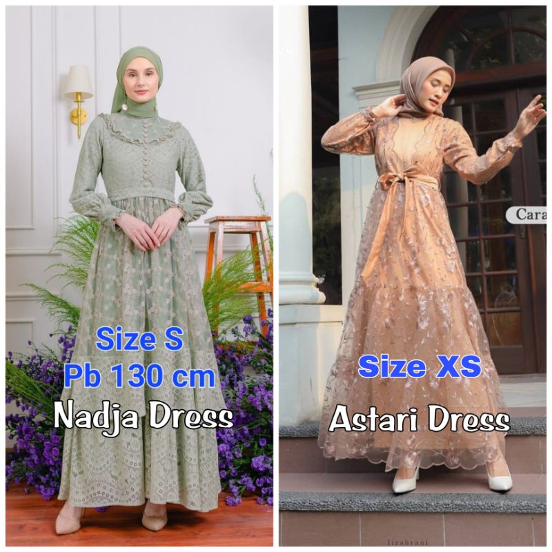 SABINA DRESS AINAYYA.ID | NADJA DRESS AINAYYA | ASTARI DRESS LIZAHRANI