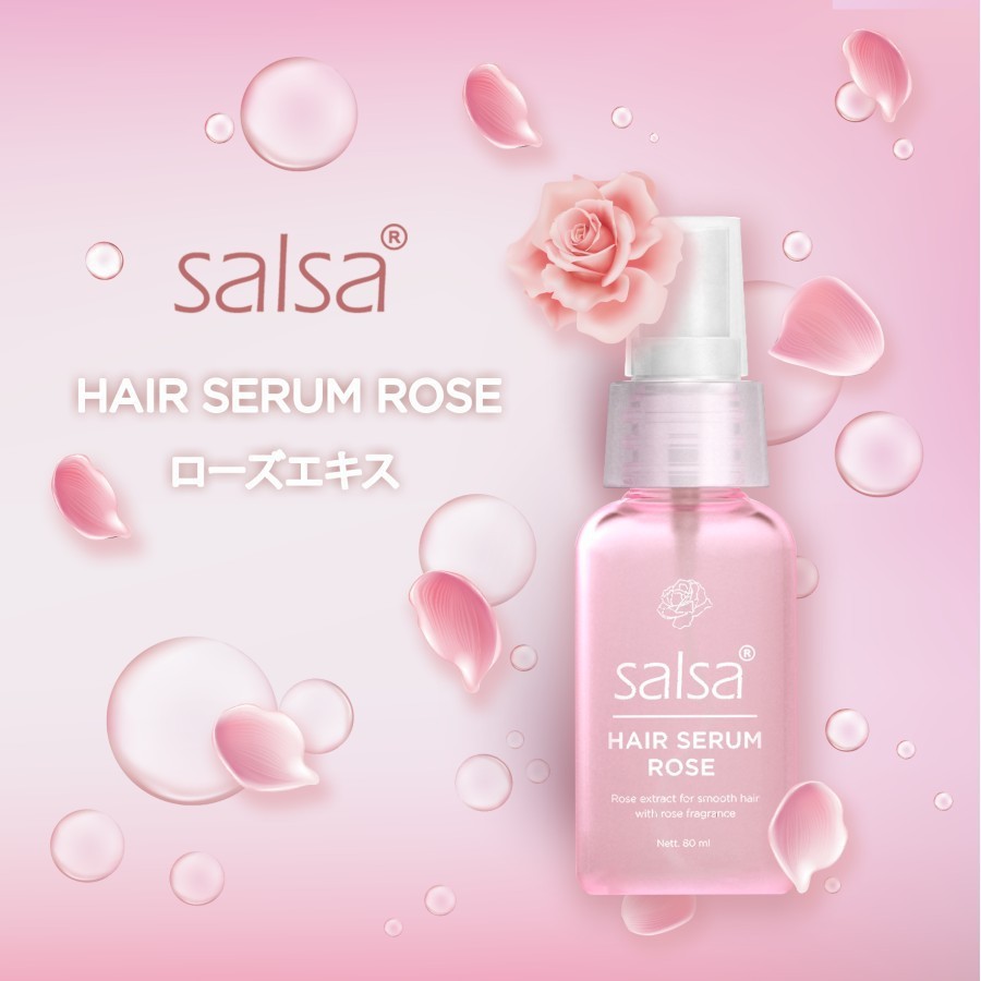 SALSA Rose | Growth | Keratin Repair Hair Serum Spray 80ml