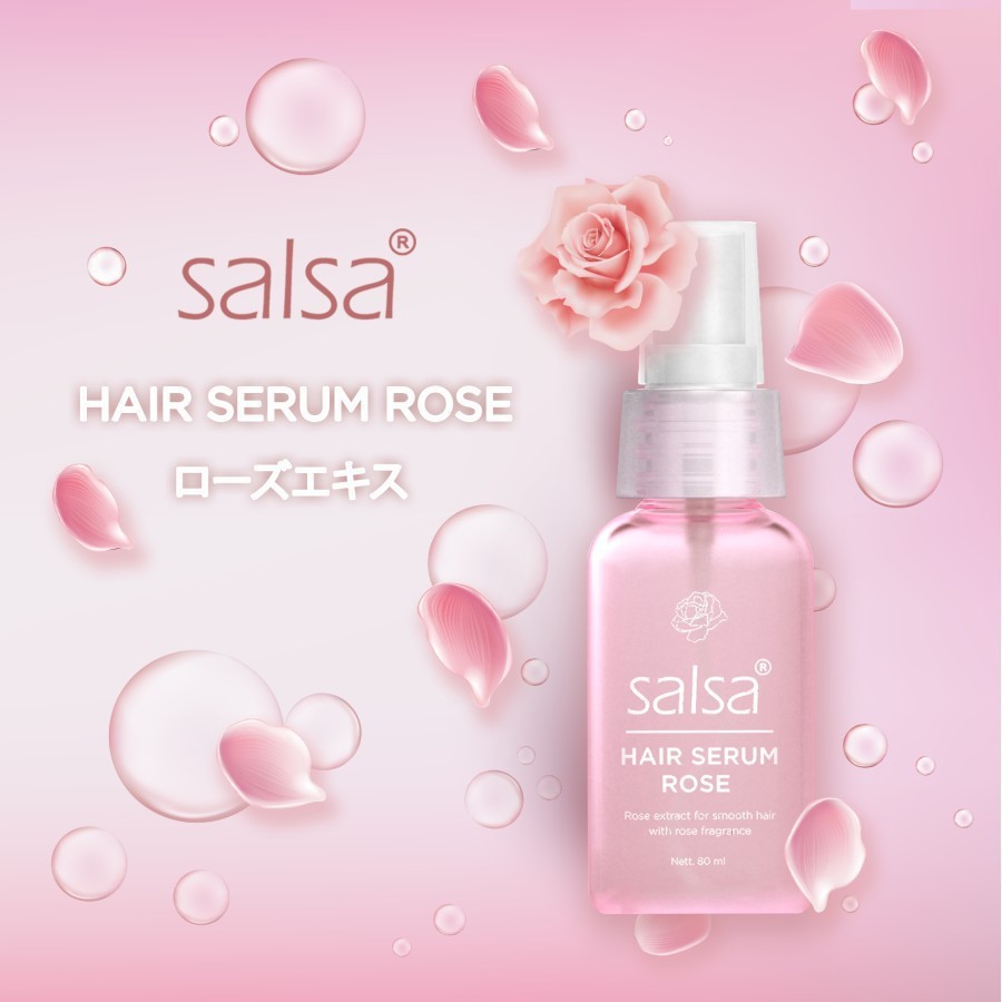 Salsa Hair Serum Rose - 80ML // PINK