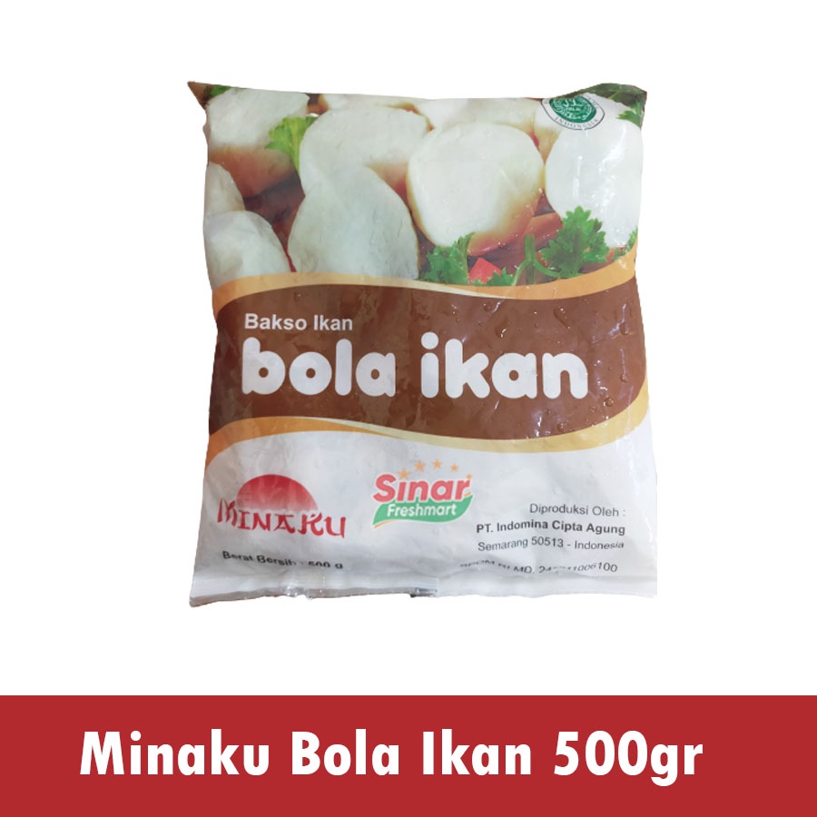 

[SINAR.FRESHMART] MINAKU BOLA IKAN / BAKSO IKAN [500gr]