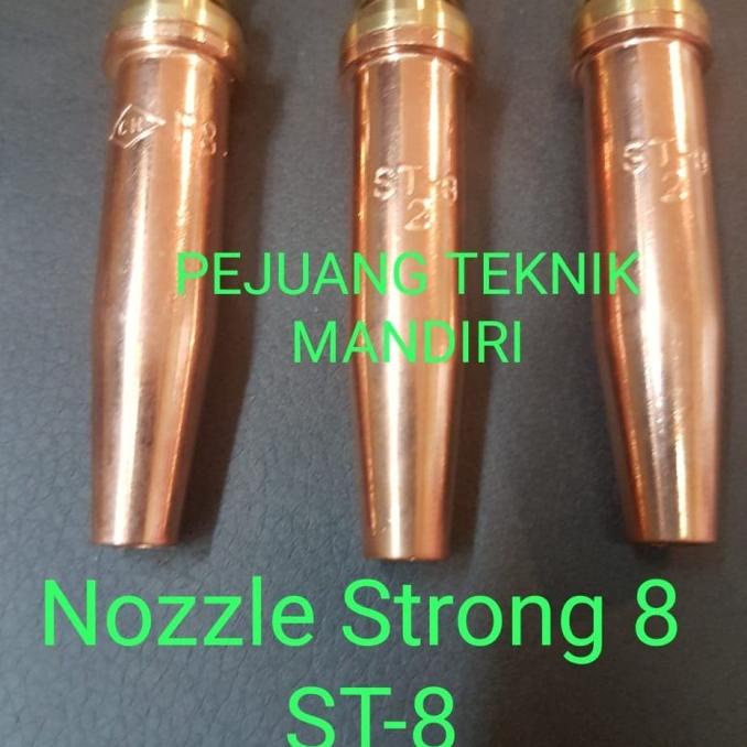 Cutting Tip Strong 8 No 2 / Nozzle Tip Strong 8 St8 No 2 Gas Lpg