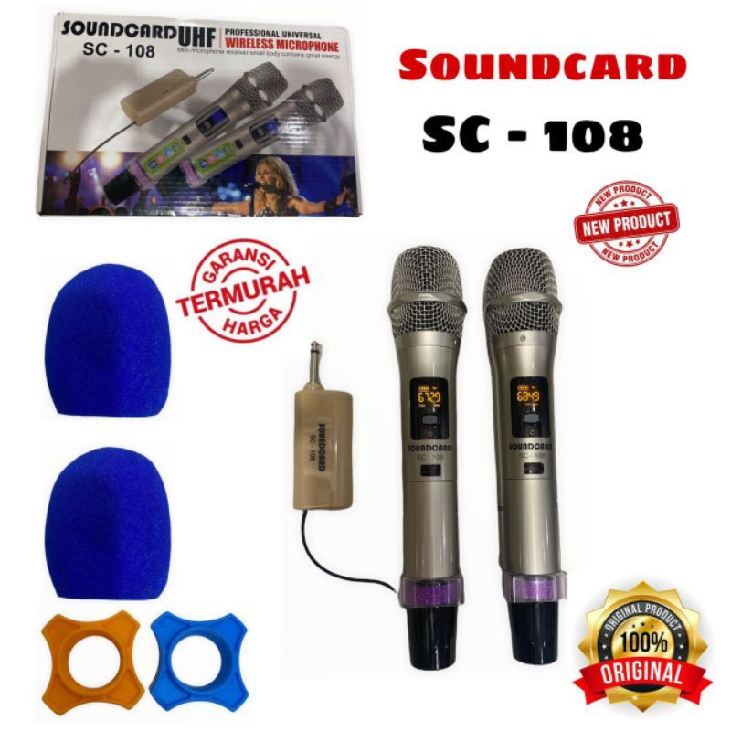 Microphone mic profesional Soundcart SC-108 original mic