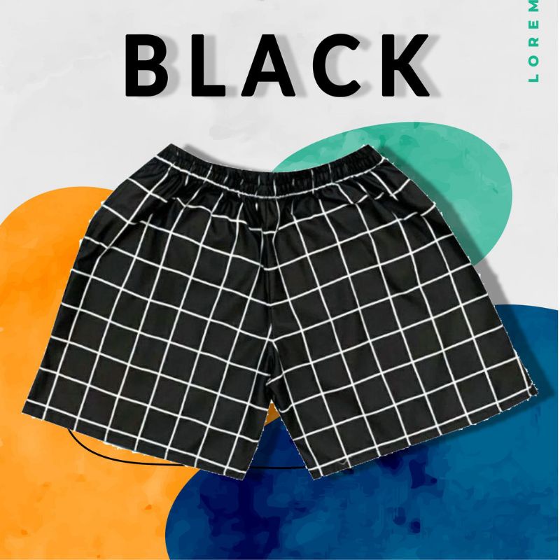 Celana Kolor Unisex Pria Wanita Celana Motif Tartan Kotak Kotak boxer terbaru 2022 terbaru kualitas distro