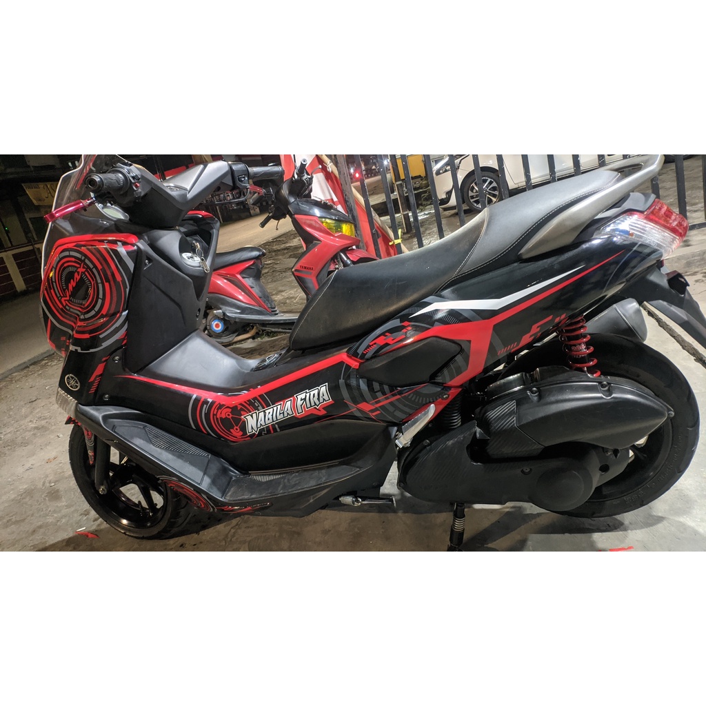 Stiker Nmax Decal Full Body Nmax Premium Red Glossy DNKZ