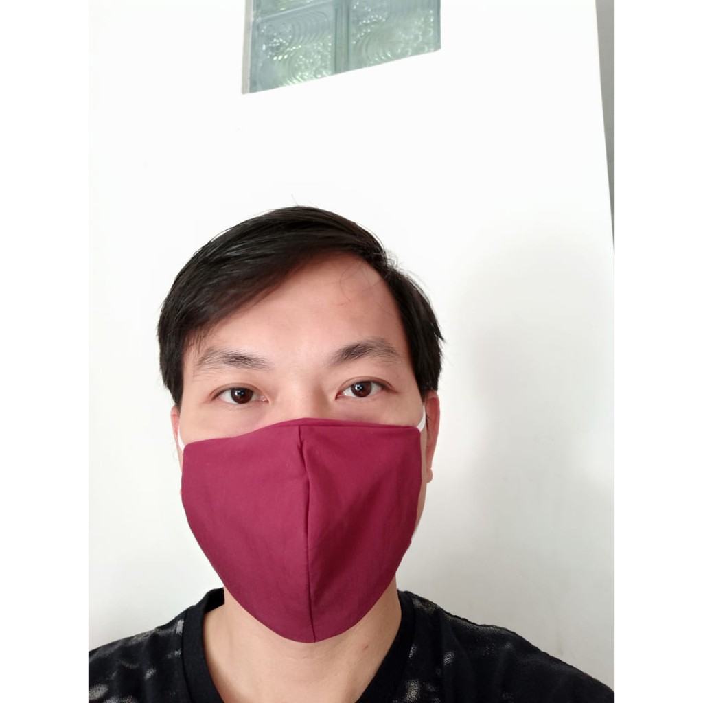 Masker Kain Non Medis 3 Lapis dengan Anti Bakteri / Fabric Cotton