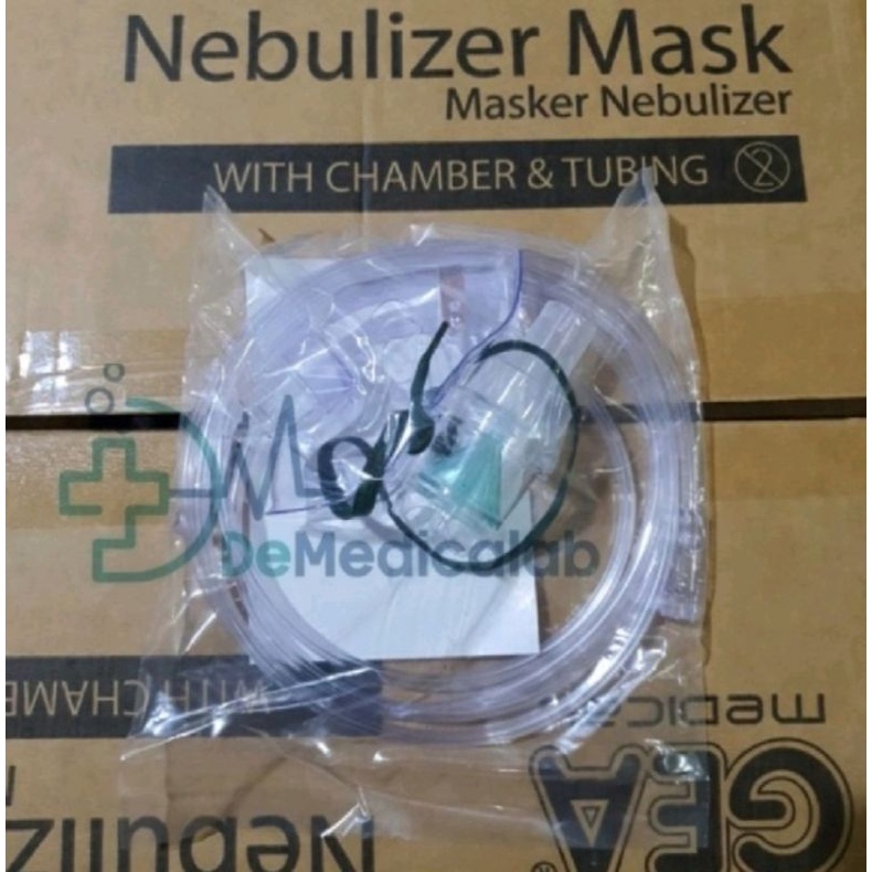 Nebulizer Mask with Chamber and Tubing / Masker Nebulizer GEA
