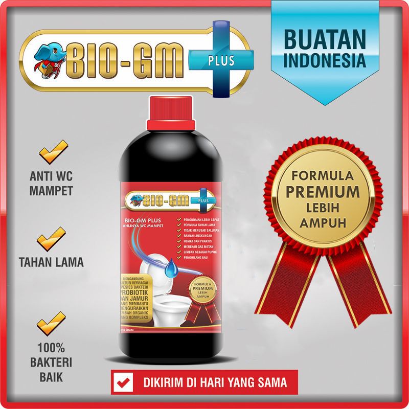 BIO GM PLUS Cairan Pengurai Tinja Proses Lebih Cepat Original