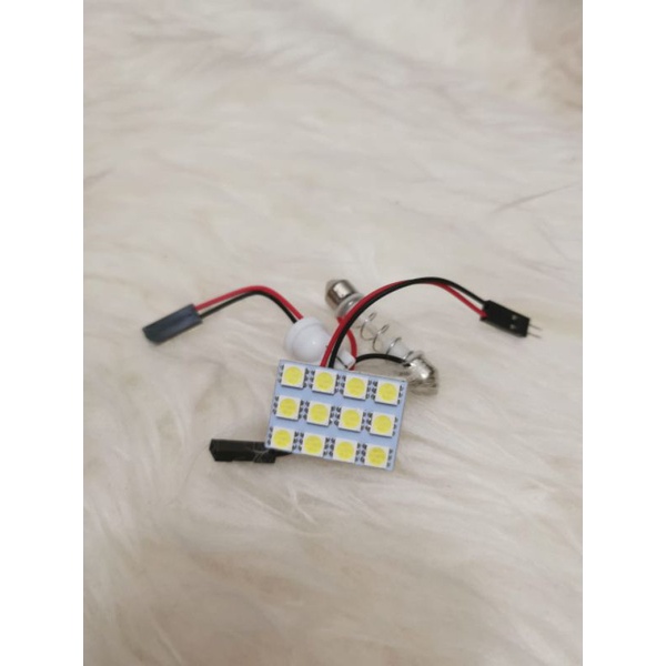 lampu plafon mobil 12Led