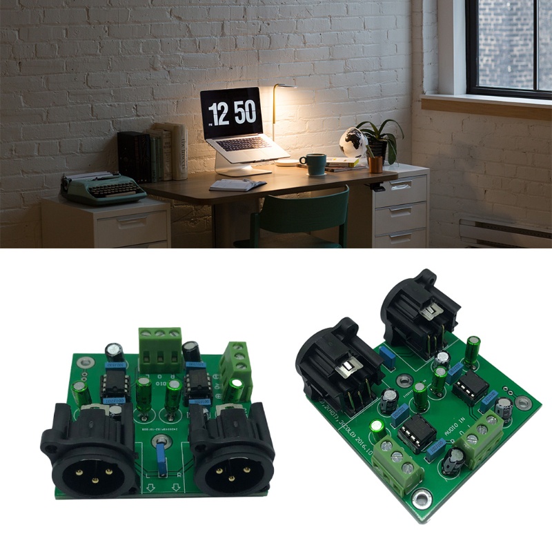 Papan Amplifier btsg Dual-channel Single-ended to Balanced Finishing Board Accessory