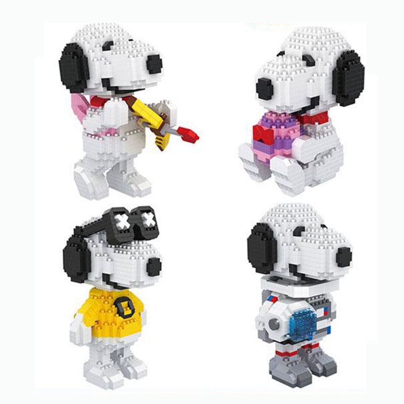 [COD] Snoopy building blocks Mainan Rakitan manual