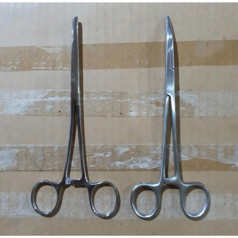 Pean Haemostatic Forcep 18cm Staright and Curved / Klem Arteri Pean 18 cm Lurus dan Bengkok