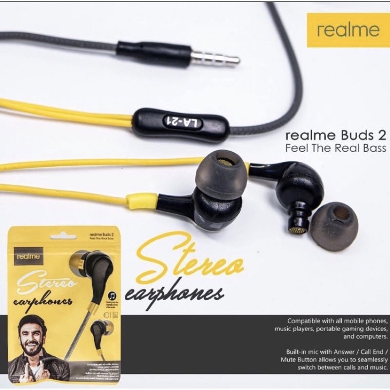 JAYALARIS Headset Realme Buds2 QP-003 / HF realme Buds2
