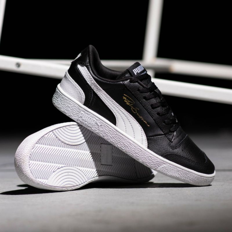 PUMA RALPH SAMPSON BLACK WHITE ORIGINAL 100% - SEPATU PUMA ORIGINAL 100% - SEPATU PRIA - SEPATU PUMA