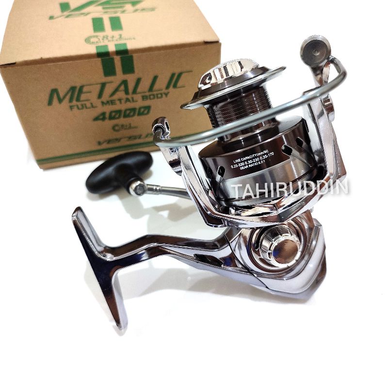 Reel Versus Metallic BODY FULL METAL &amp; POWER HANDLE. ORIGINAL JAPAN QUALITY