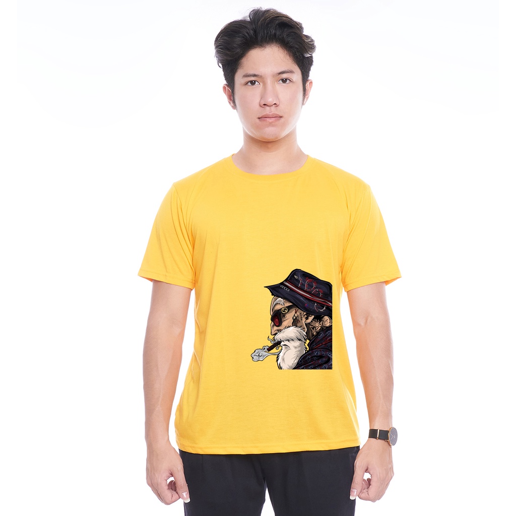 Kaos Oblong Pendek Gambar Kakek Kura-kura